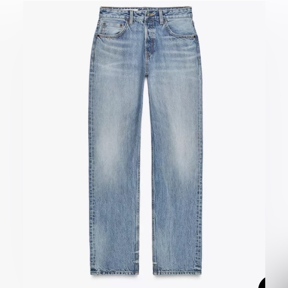 Zara Light Blue Boot Cut Jeans